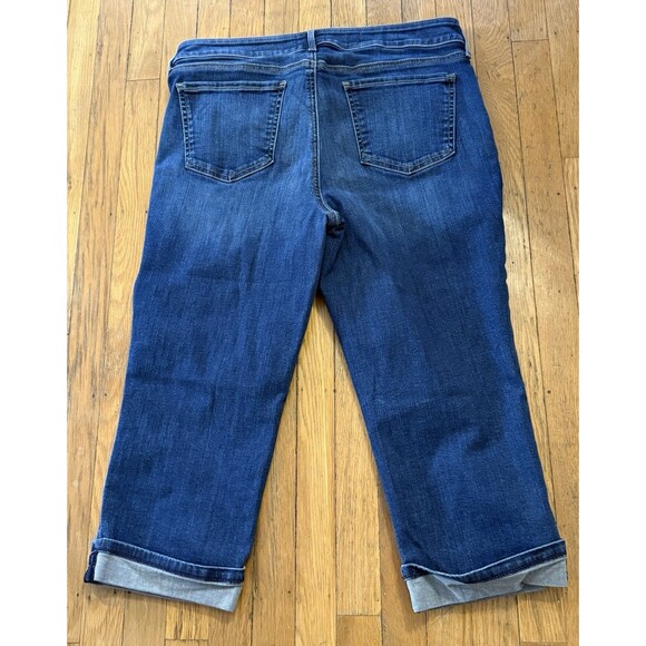 NYDJ Marilyn Crop Jeans Cuffed Medium Wash Women's size 12 - Picture 13 of 14